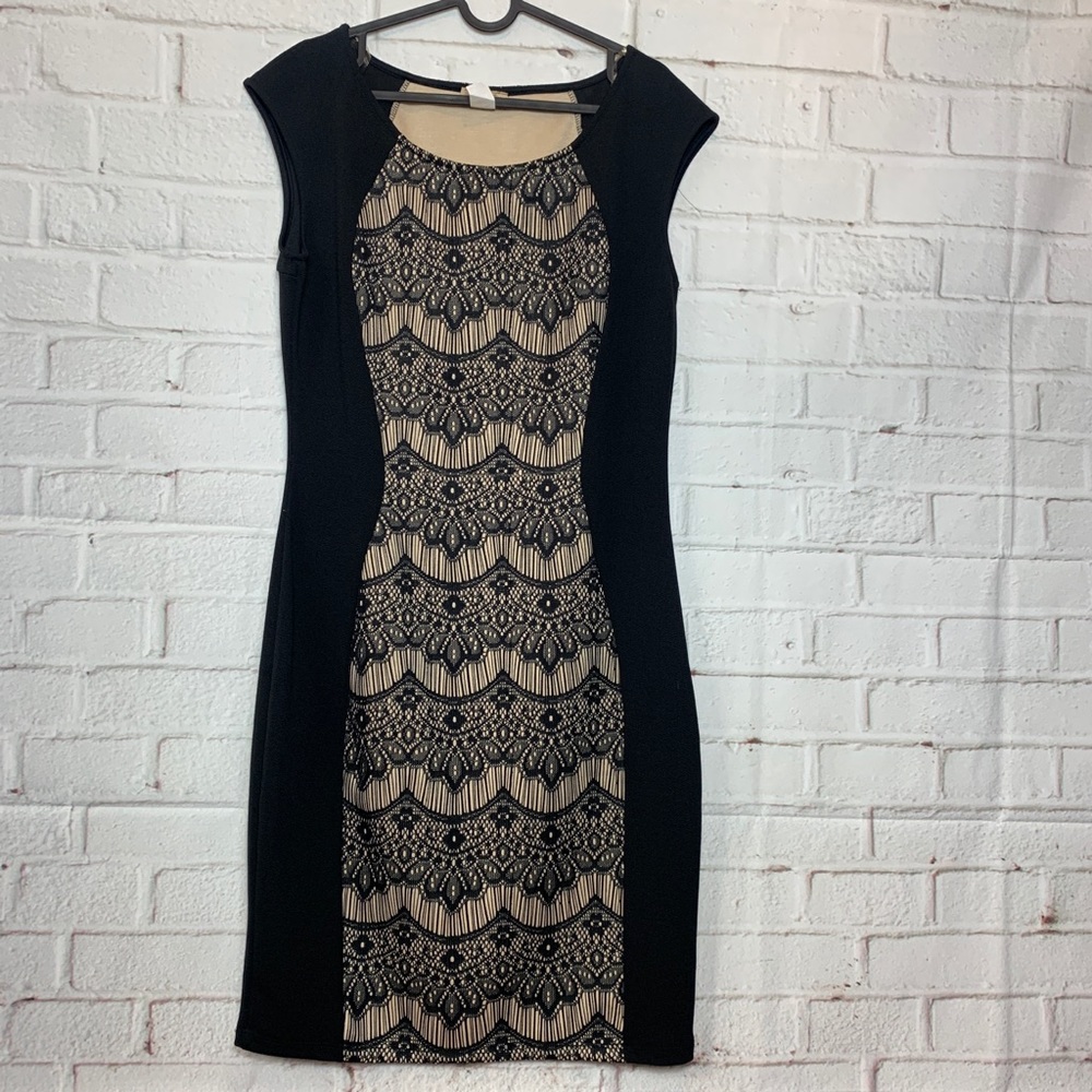 Janette Plus Designed by Los Angeles Black Dress